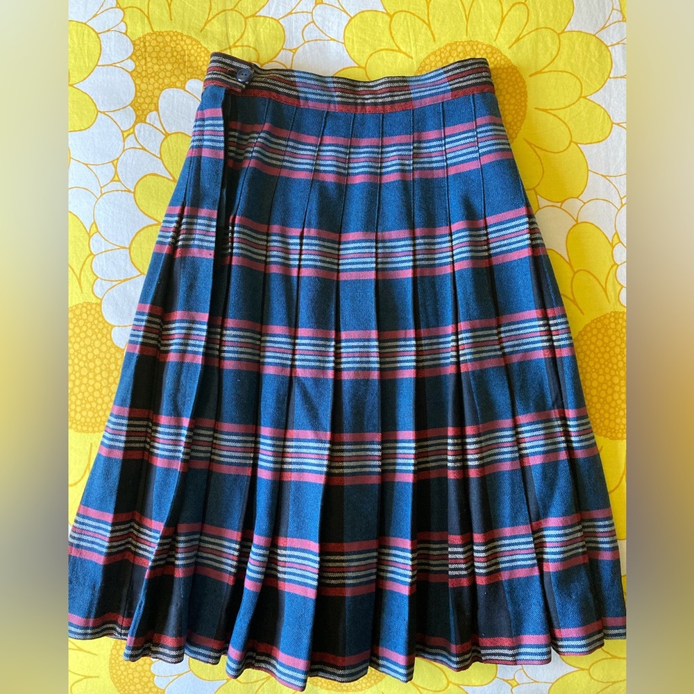 Vintage Reversible A-Line Skirt